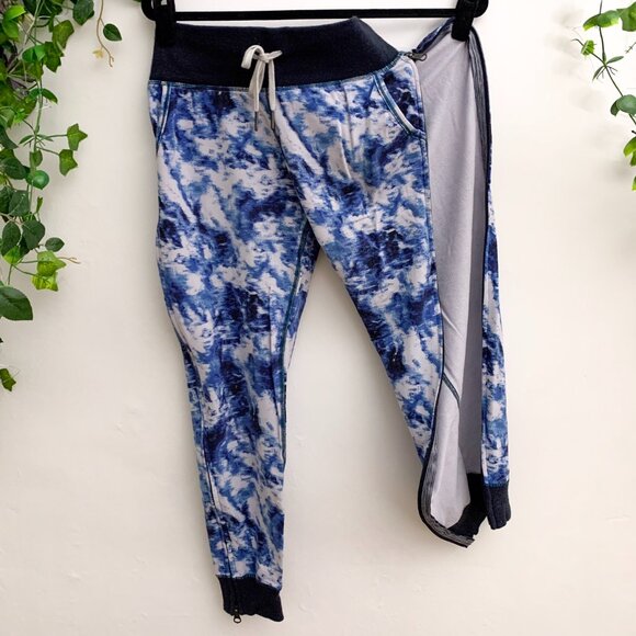 Lululemon No Sweat Pant Blue Cropped Joggers Size 4 - Picture 6 of 11